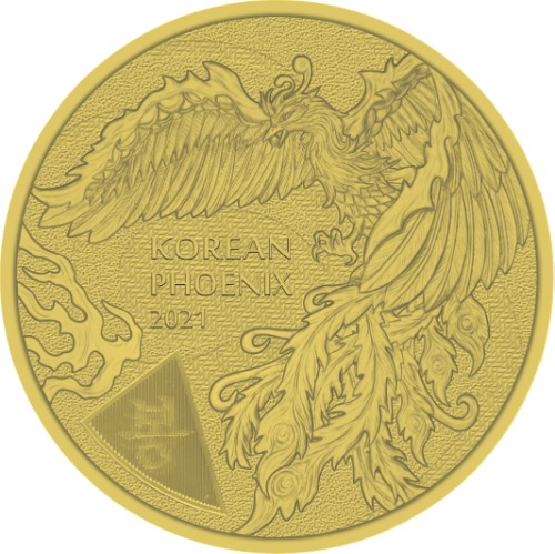 2021 1 oz korean phoenix gold coin