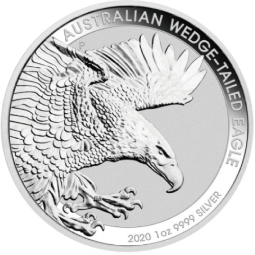 2020 1 oz Australia Wedge Tailed Eagle .9999 Silver Coin BU