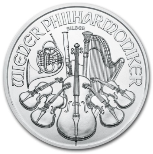 2021 1 oz Austria Philharmonic .999 Silver Coin Bu