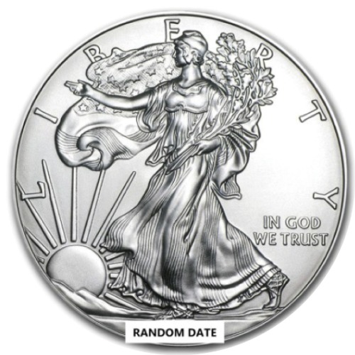 Random Year 1 oz America Eagle .999 Silver Coin