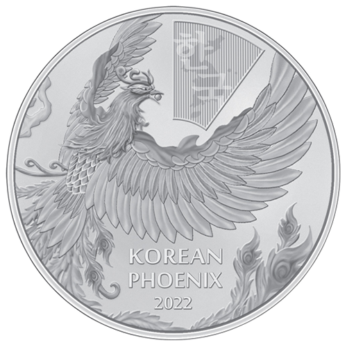 2022 1 oz korean phoenix Silver Coin