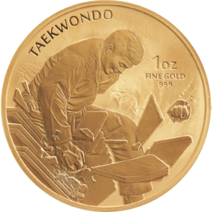 2021 1oz Taekwondo Au999 Gold Coin